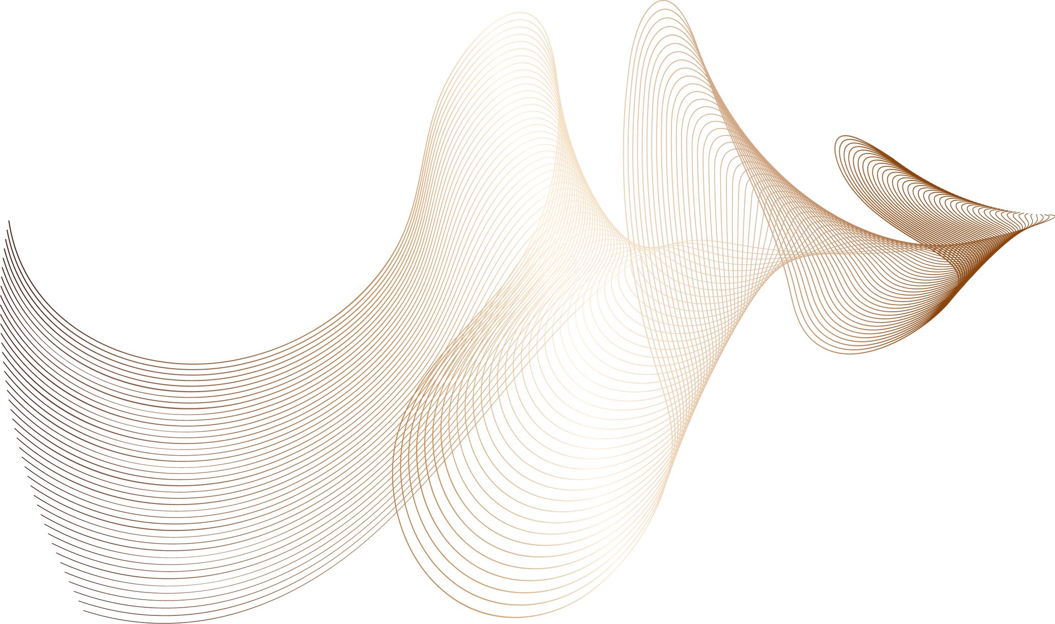 Abstract Golden Lines Illustration