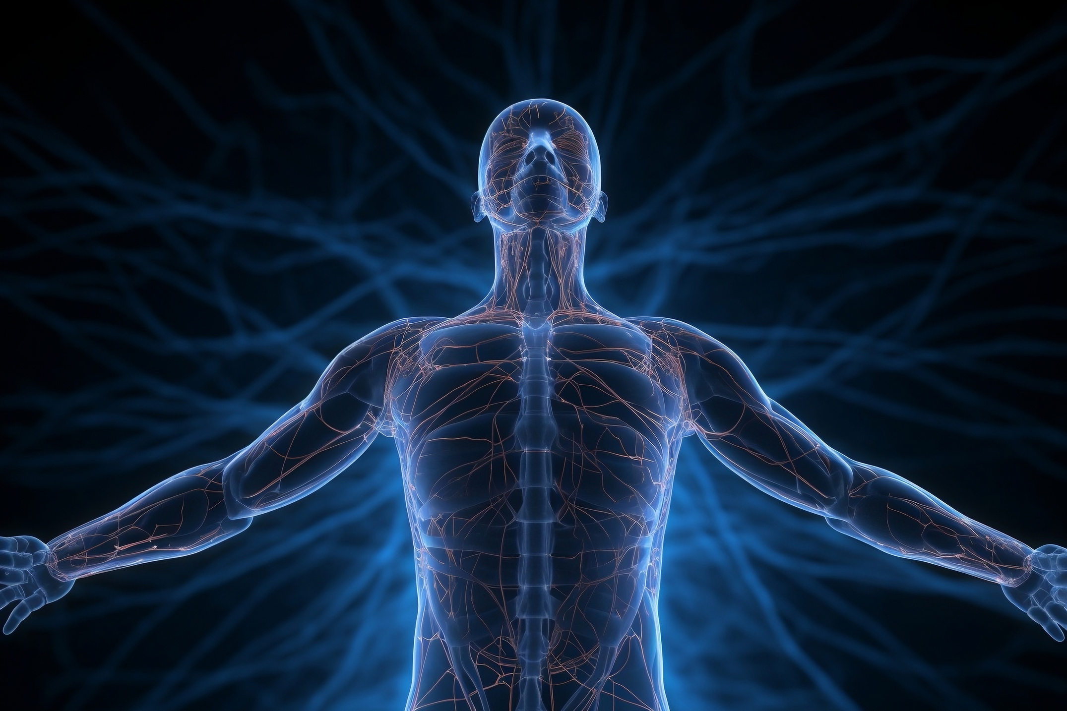 Glowing Neurons in the Human Body